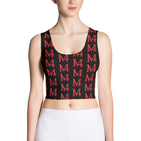 Black and Red Crop Top