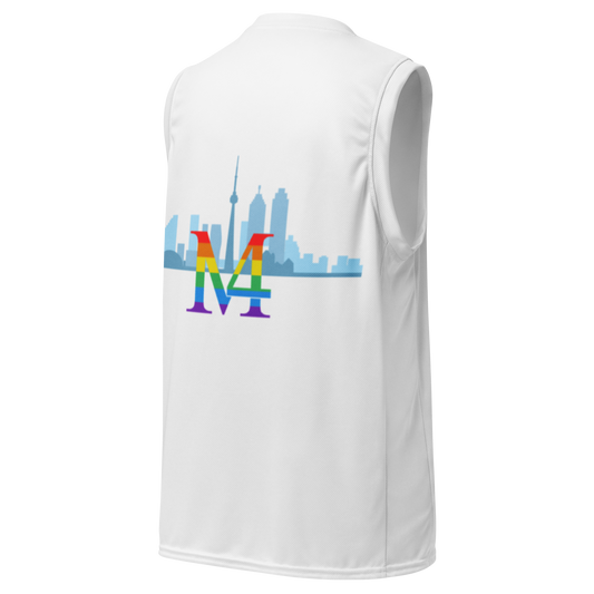 M4 City Rainbow Logo Basketball